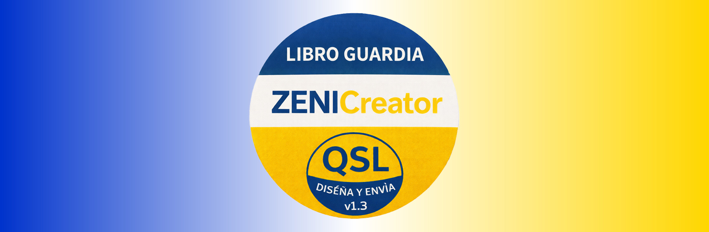 Libro Guardia QSL – ZENICreator